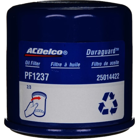 Acdelco Filter-Oil, Pf1237F PF1237F